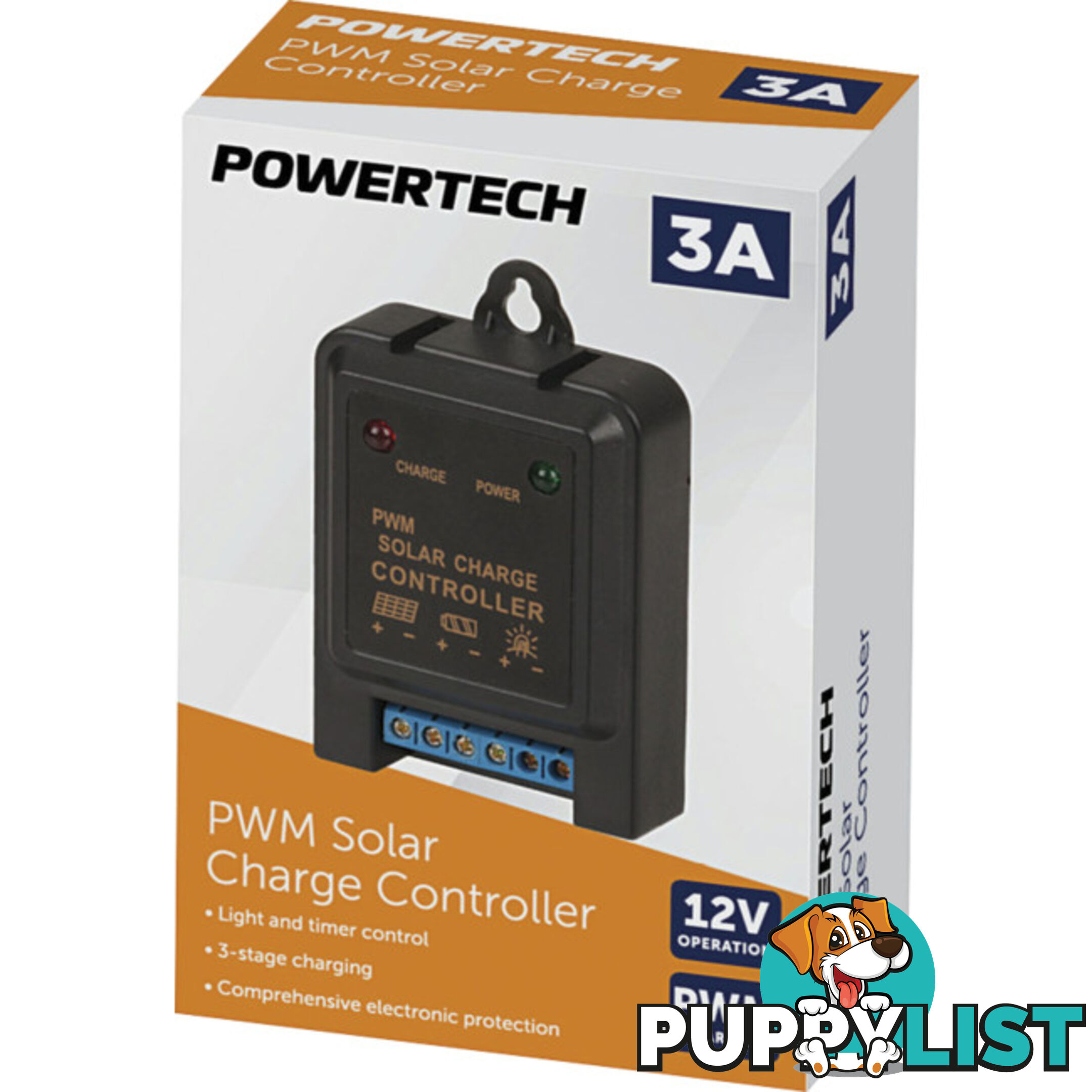 MP3762 MINIATURE 12V SOLAR CONTROLLER PWM