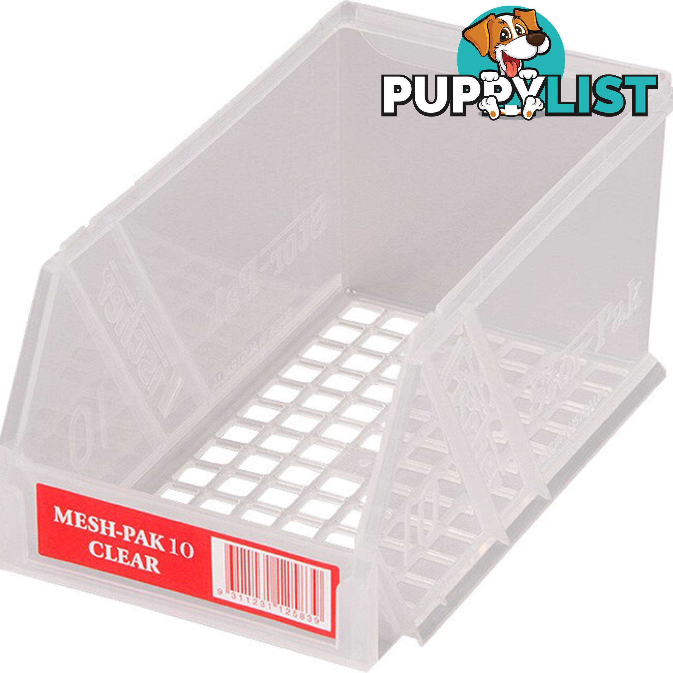 MESHPAK10CL SMALL PARTS DRAWER CLEAR MESH BOTTOM