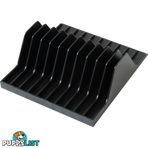 1A050BK SINGLE CD CASE FLIP TRAY HOLDS 10 CD CASES