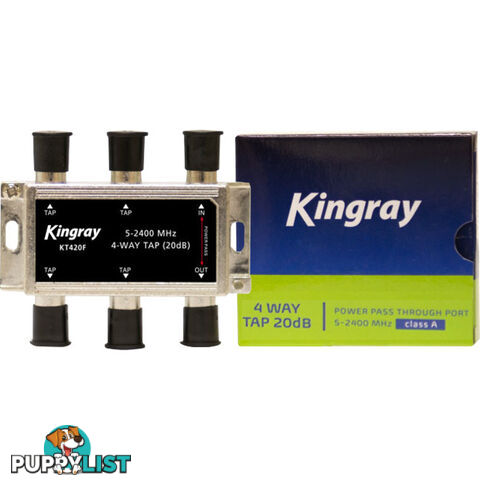 KT420F 4 WAY 20DB TAP 5-2400MHZ POWER PASS FOX APP. F30956