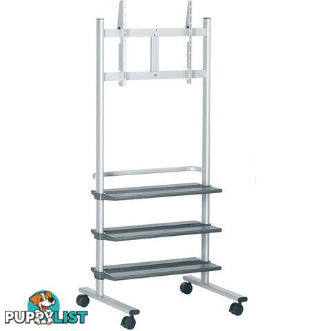 PB175 37"-50" 50KG DISPLAY TROLLEY 3 SHELVES VOGELS