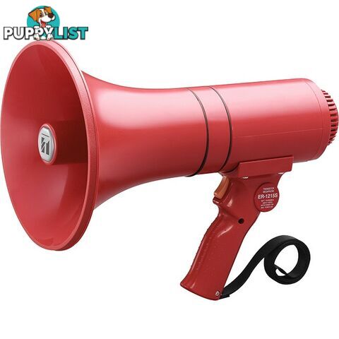 ER1215S 15W HANDGRIP MEGAPHONE WITH SIREN TOA