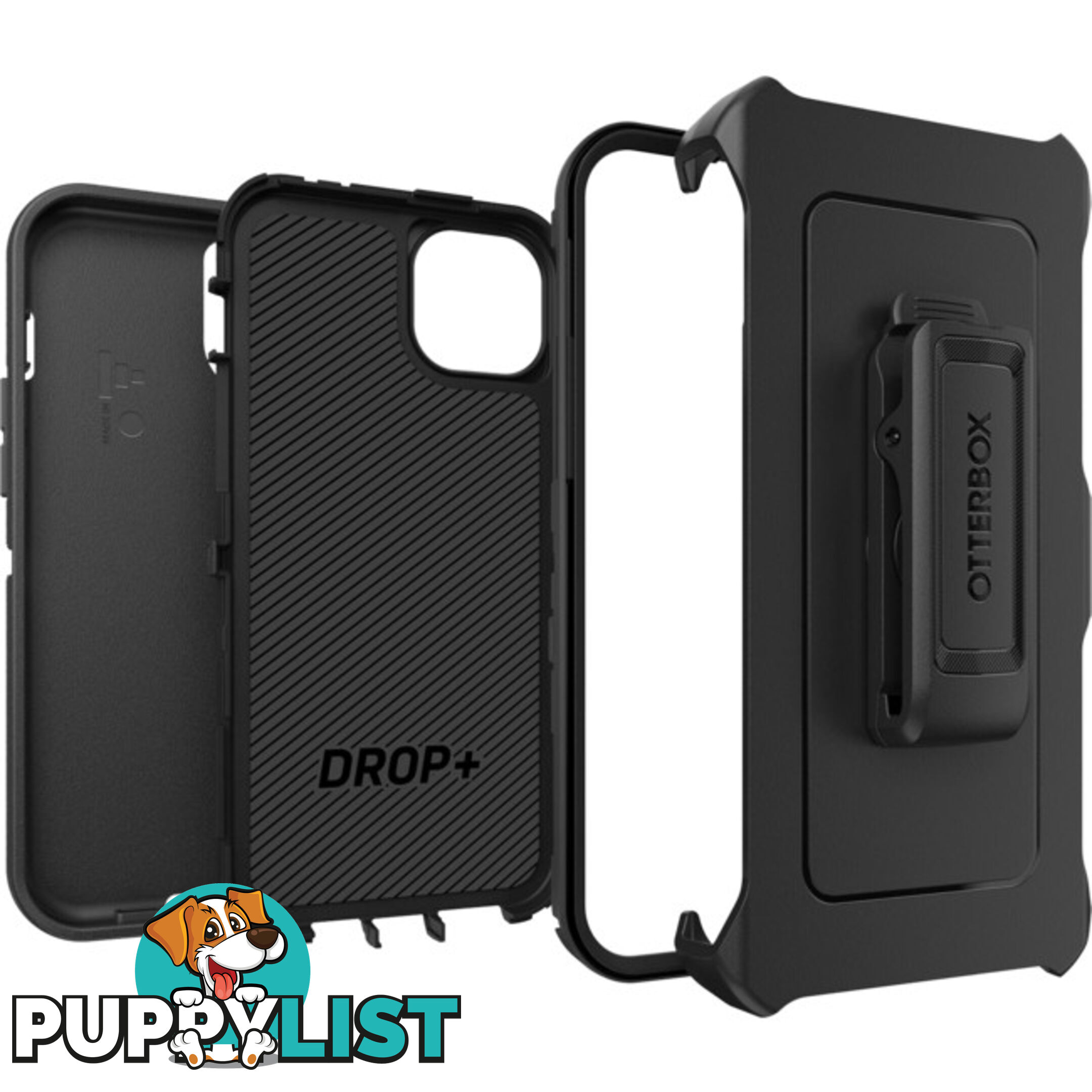 IPH14PDB IPHONE 14 PLUS CASE BLACK DEFENDER SERIES