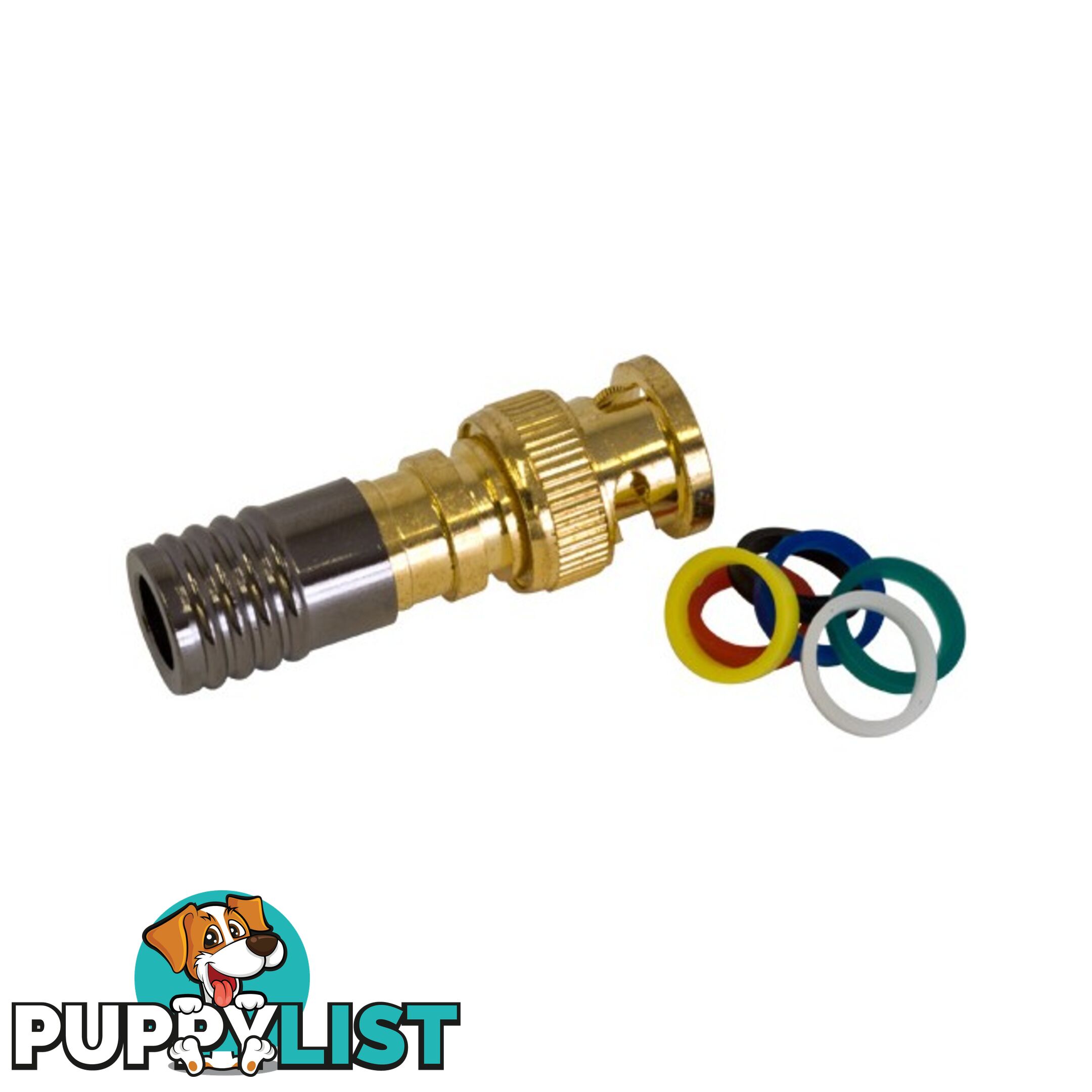 PG1092 BNC COMPRESSION GOLD PLUG TO SUIT RG59