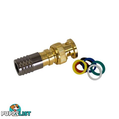 PG1092 BNC COMPRESSION GOLD PLUG TO SUIT RG59