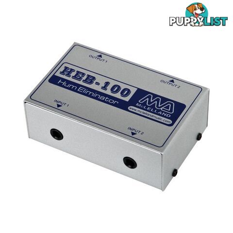 HEB100 PASSIVE HUM ELIMINATOR 6.3MM 2 CHANNEL MCLELLAND