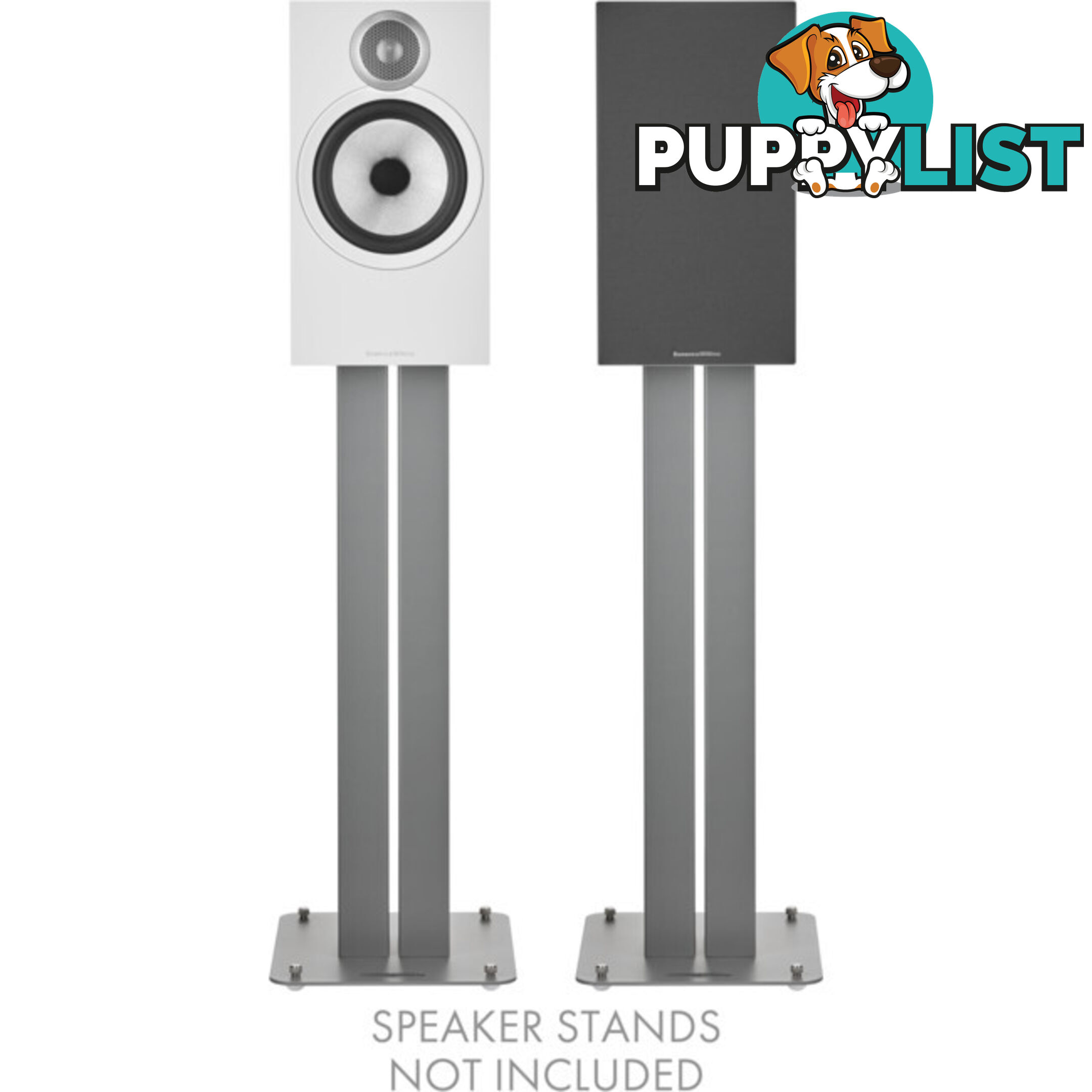 606S3W 2-WAY BOOKSHELF SPEAKERS WHITE FINISH