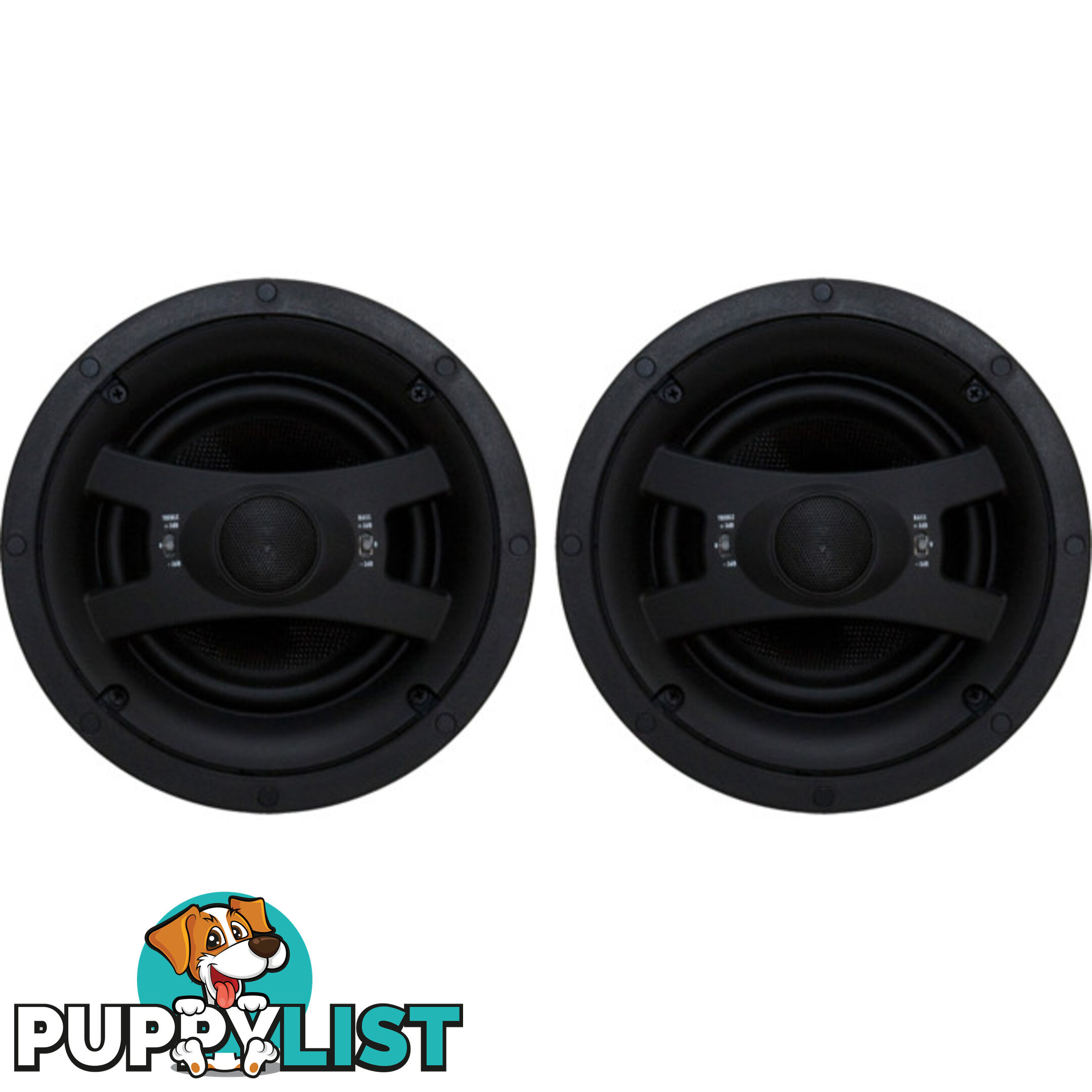 ECS6.5 6.5" EDGELESS CEILING SPEAKERS PAIR EARTHQUAKE