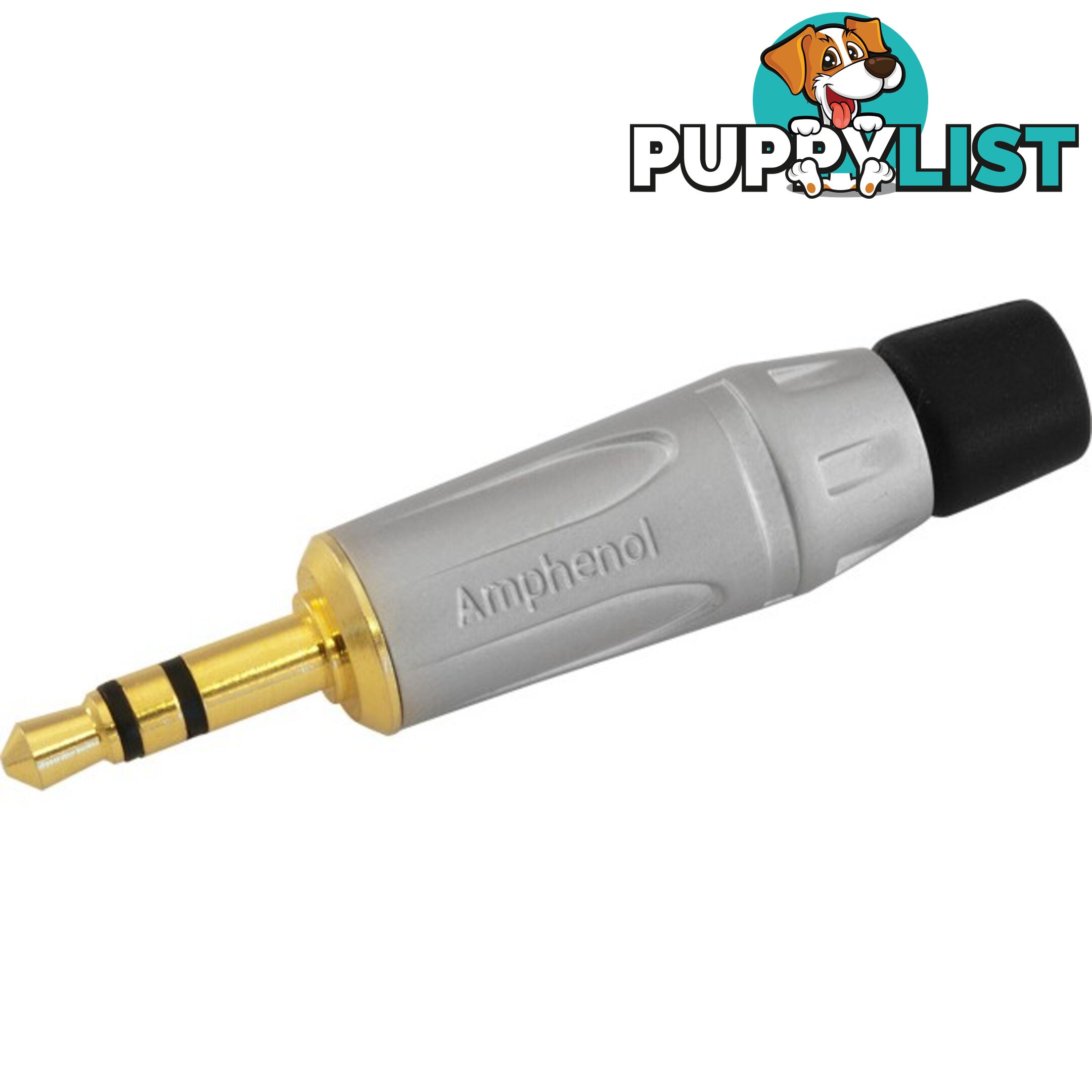 PD1236 3.5MM STEREO PHONO GOLD PLUG AMPHENOL