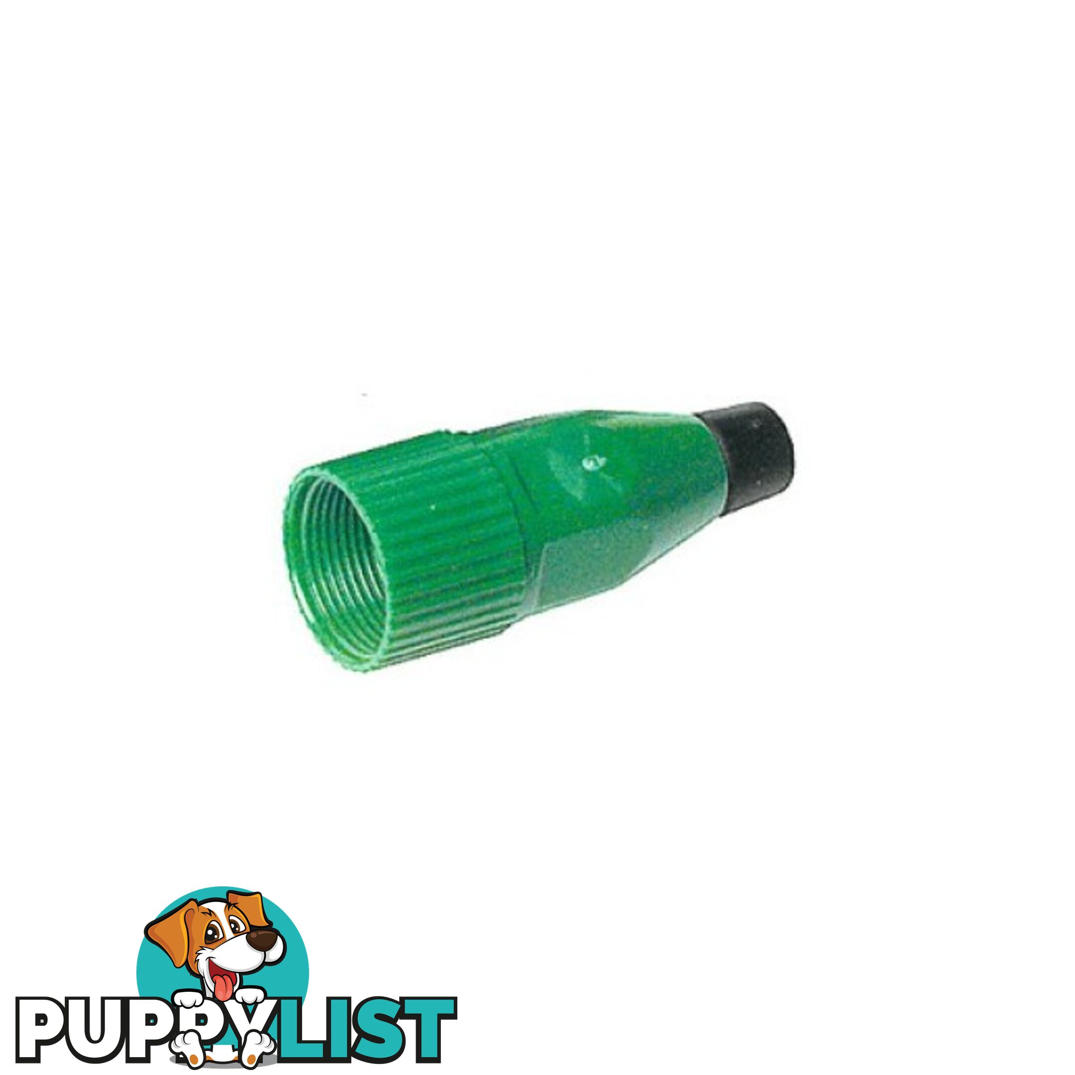 PD5206 XLR PLASTIC BACKSHELL GREEN