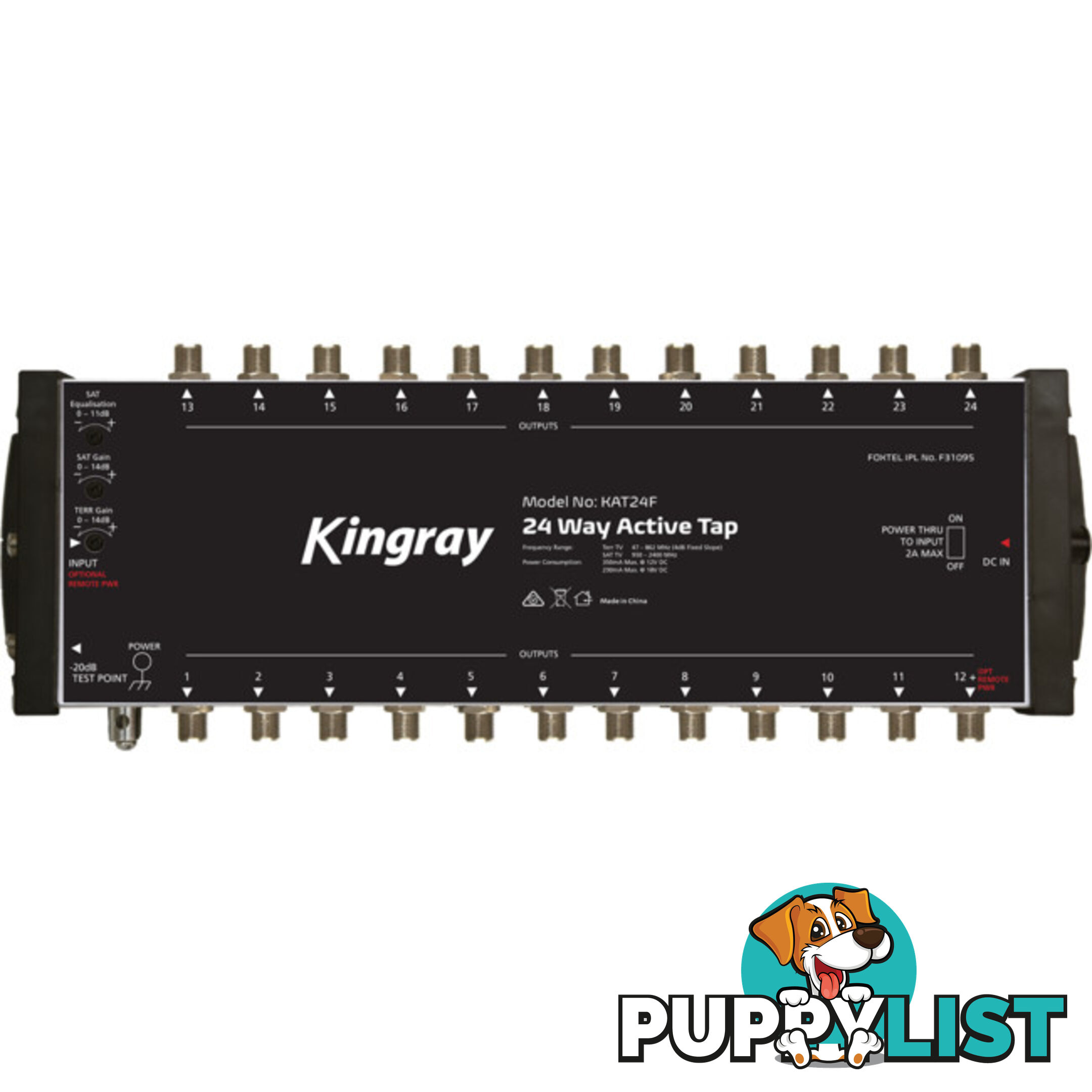 KAT24F 24 PORT ACTIVE TAP 47-2400MHZ F31095