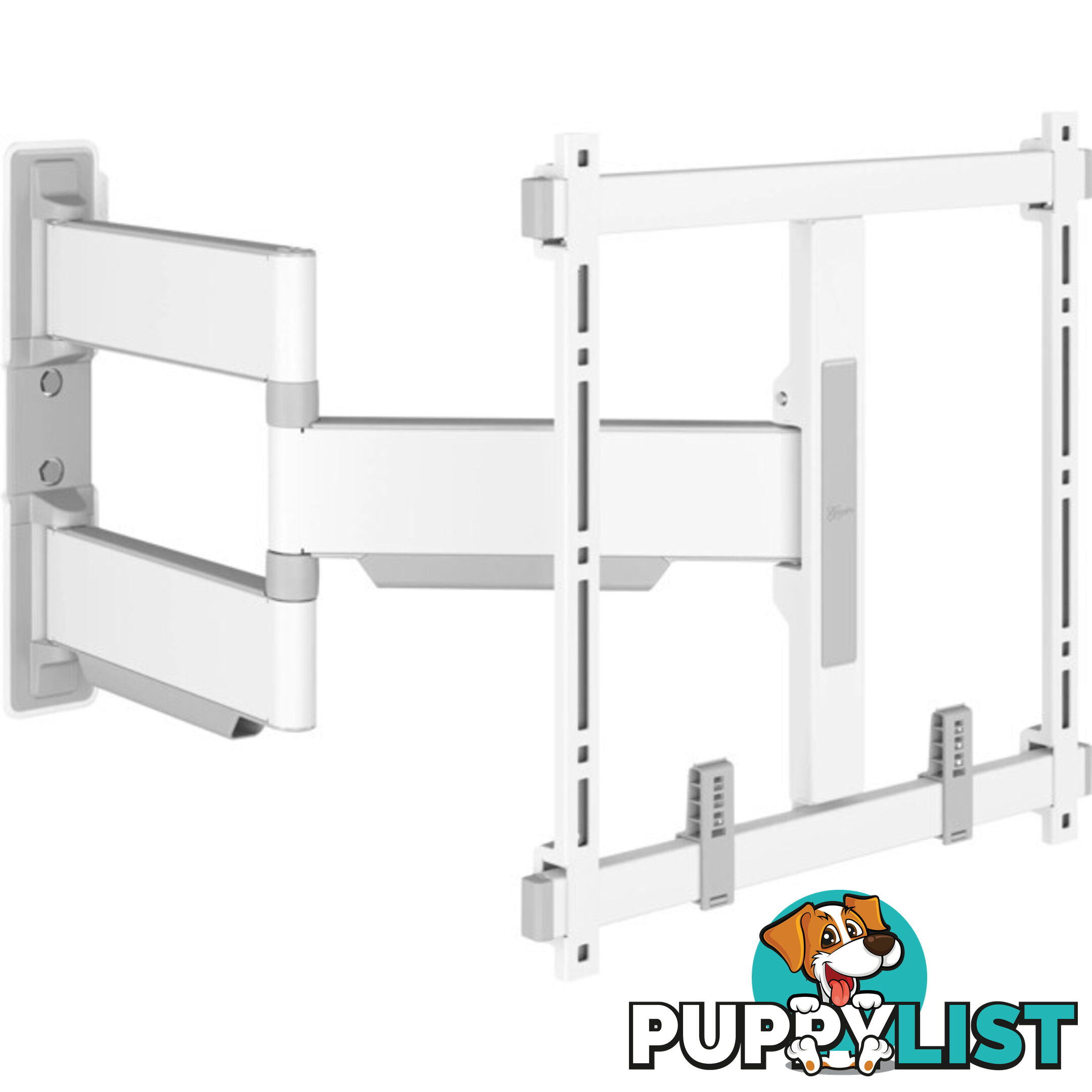 TVM5445W ELITE SERIES FULL MOTION+ 32"-65" WALL MOUNT WHITE - PIVOT UP TO 180Â° - MAX VESA 400X400