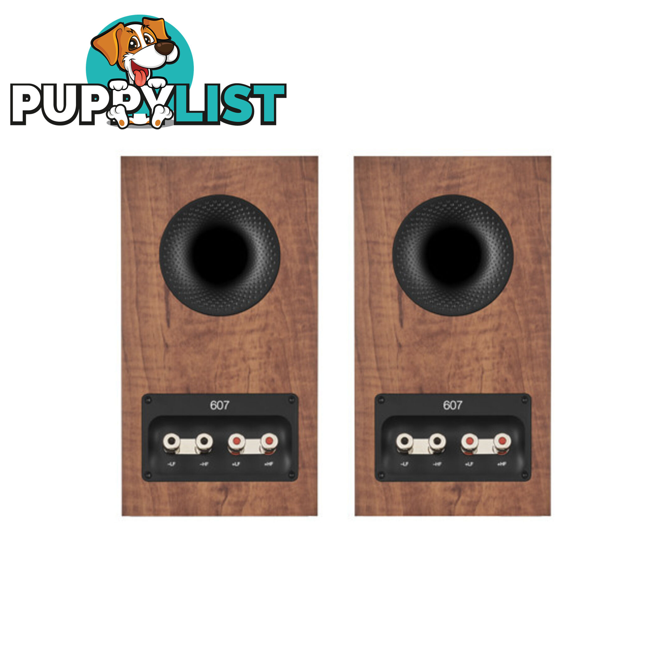 607S3RC 2-WAY BOOKSHELF SPEAKERS RED CHERRY FINISH