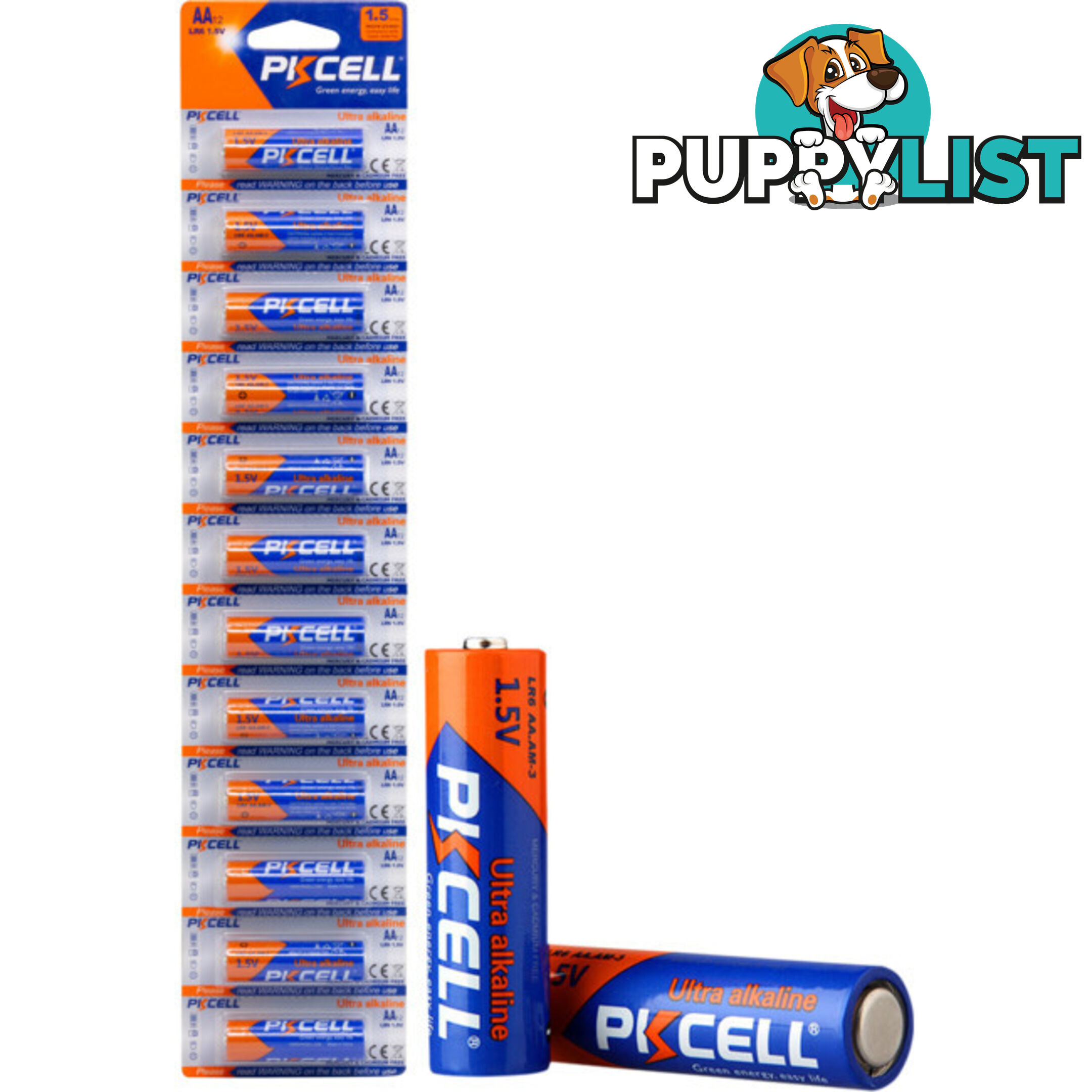 PKAL12PAA 1.5V ULTRA ALKALINE AA BATTERY 12PK LR6 ULTRA DIGITAL