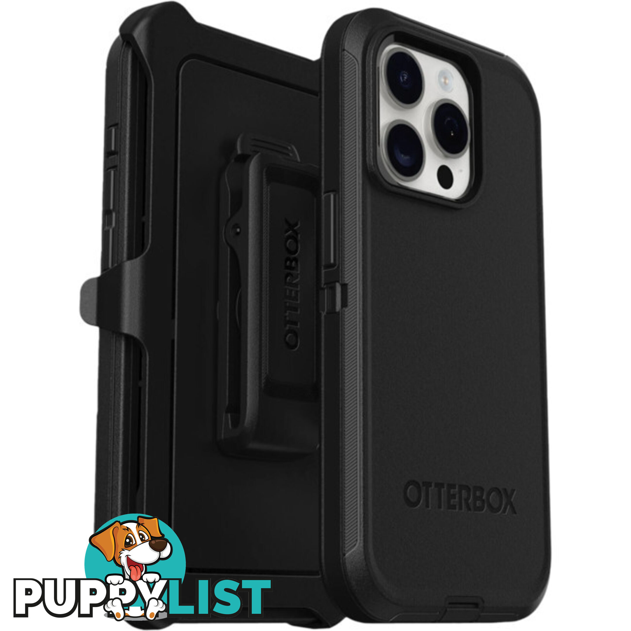 IPH15PDB DEFENDER IPHONE 15 PRO(6.1") CASE BLACK