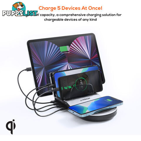 UWC5K USB-C AND QI WIRELESS CHARGER GORILLA POWER