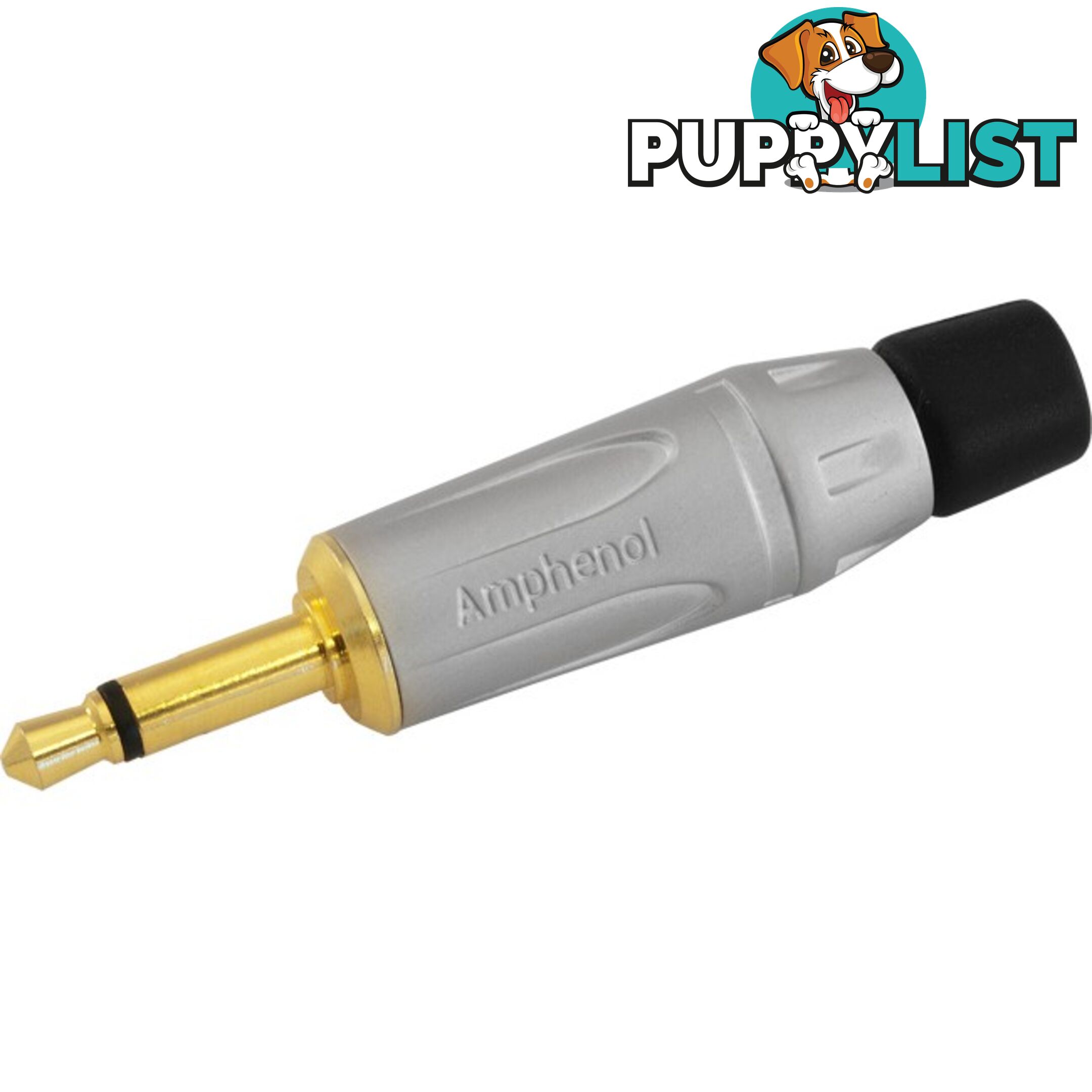 PD1234 3.5MM MONO PHONO GOLD PLUG AMPHENOL