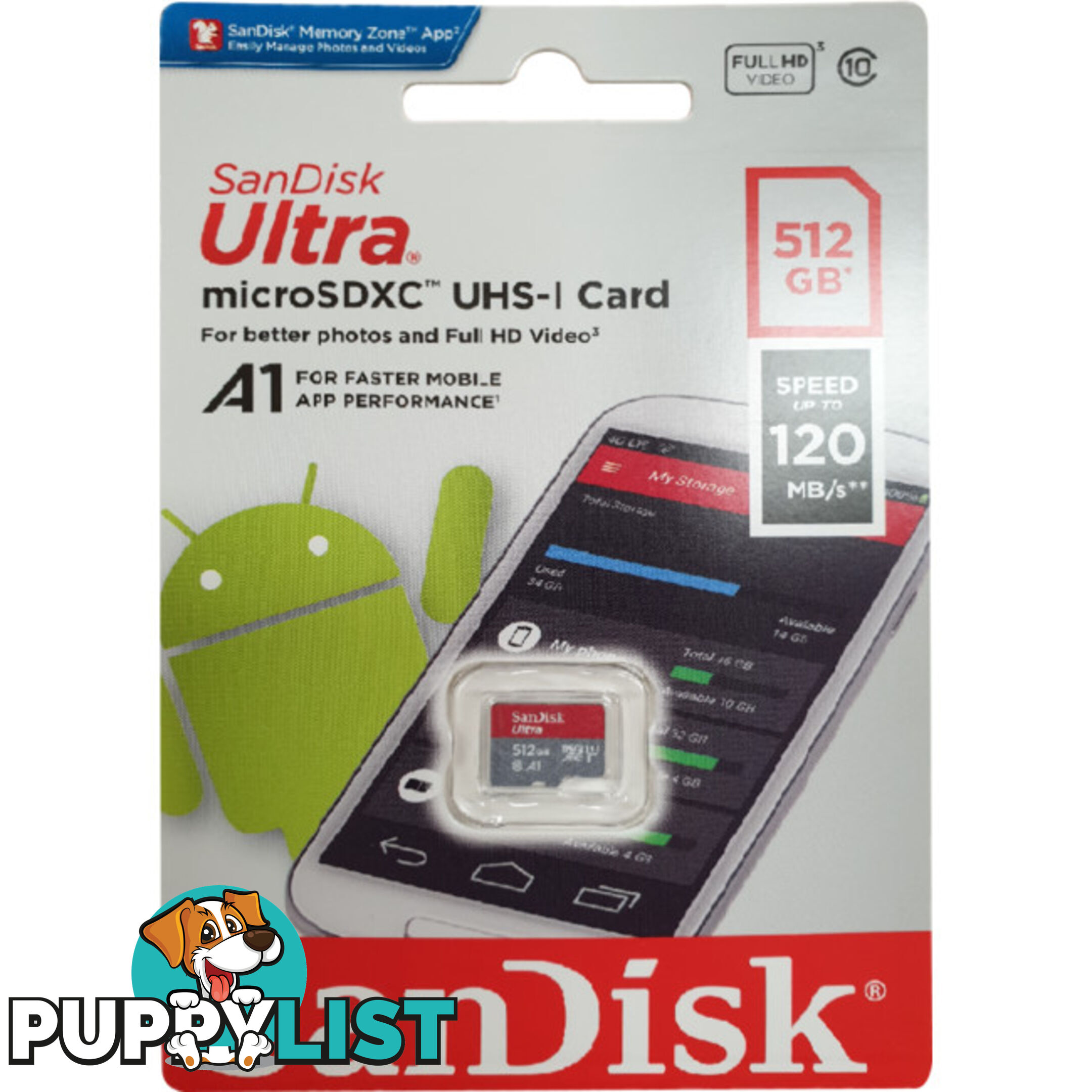 MSD512UNA SANDISK MICRO SDXC 512G CL10 150MB/S NO ADAPTER