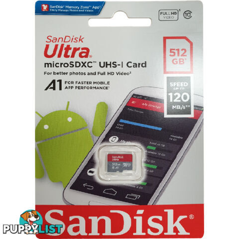 MSD512UNA SANDISK MICRO SDXC 512G CL10 150MB/S NO ADAPTER