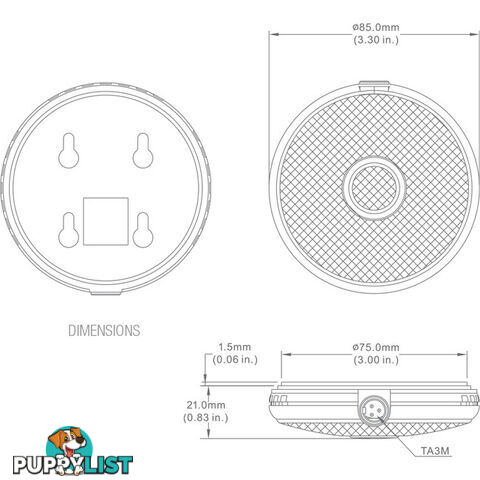 IMBOB BOUNDARY CONDENSER MICROPHONE BLACK