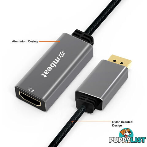 LC7982 DISPLAY PORT TO HDMI ADAPTER 4K TOUGHLINK