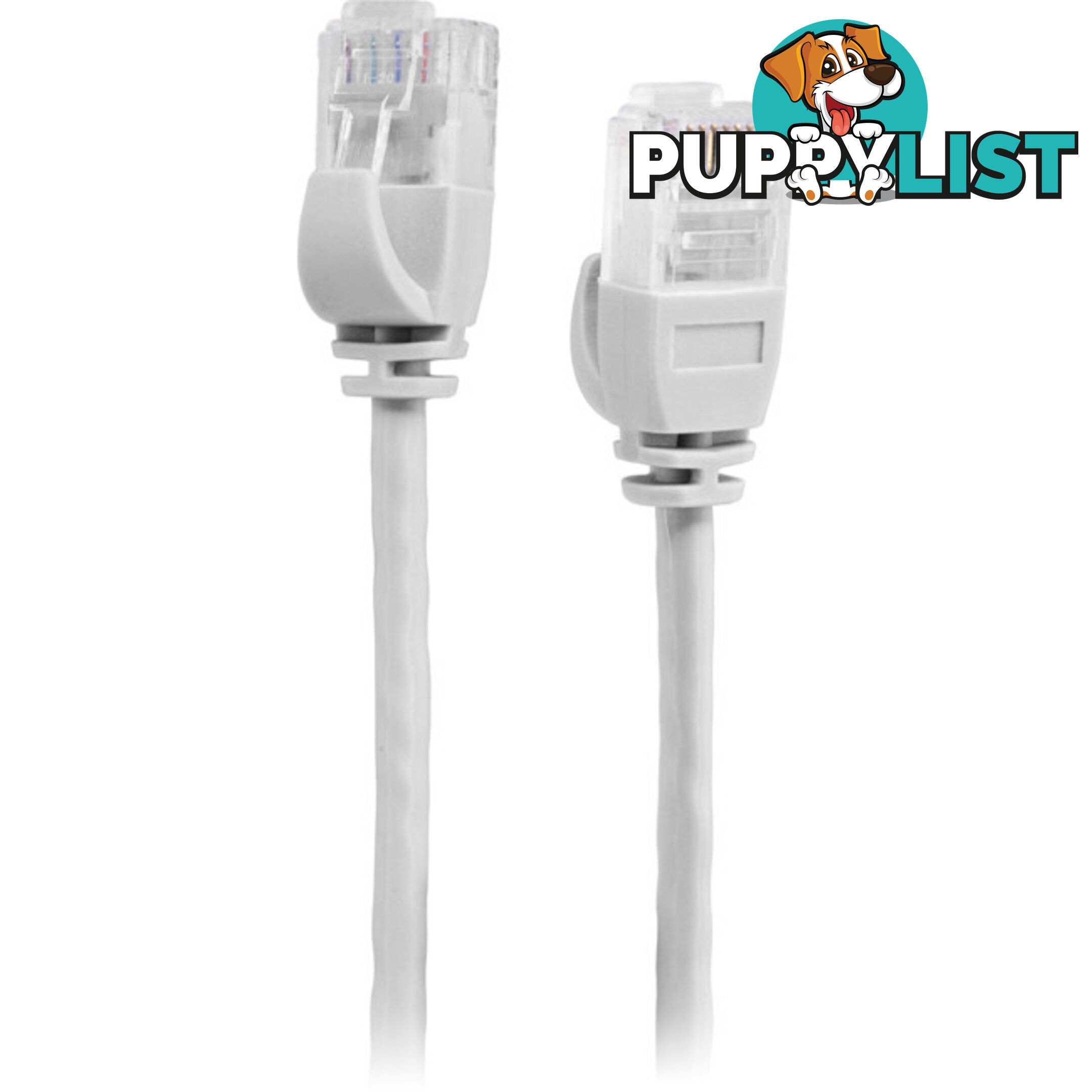 LC6SL0025WH 0.25M SLIM CAT6 PATCH LEAD WHITE ULTRA THIN