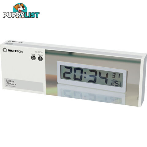 XC0230 LCD CLOCK WITH TEMPERATURE SIMULTANEOUS DISPLAY