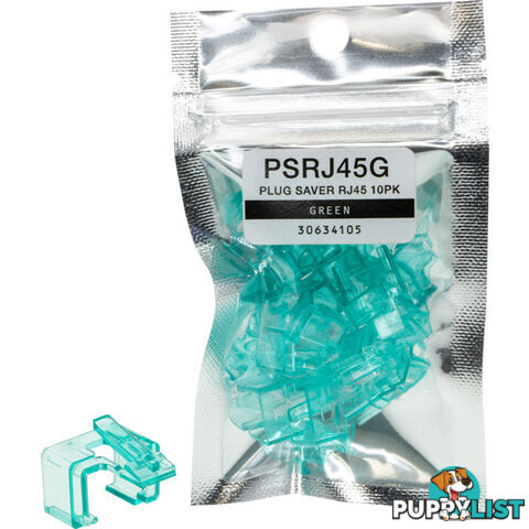 PSRJ45G PLUG SAVER RJ45 10PK GREEN