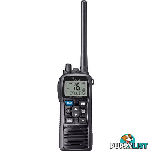 ICM73EURO 5W WATERPROOF VHF MARINE RADIO COMPACT HANDHELD AQUAQUAKE