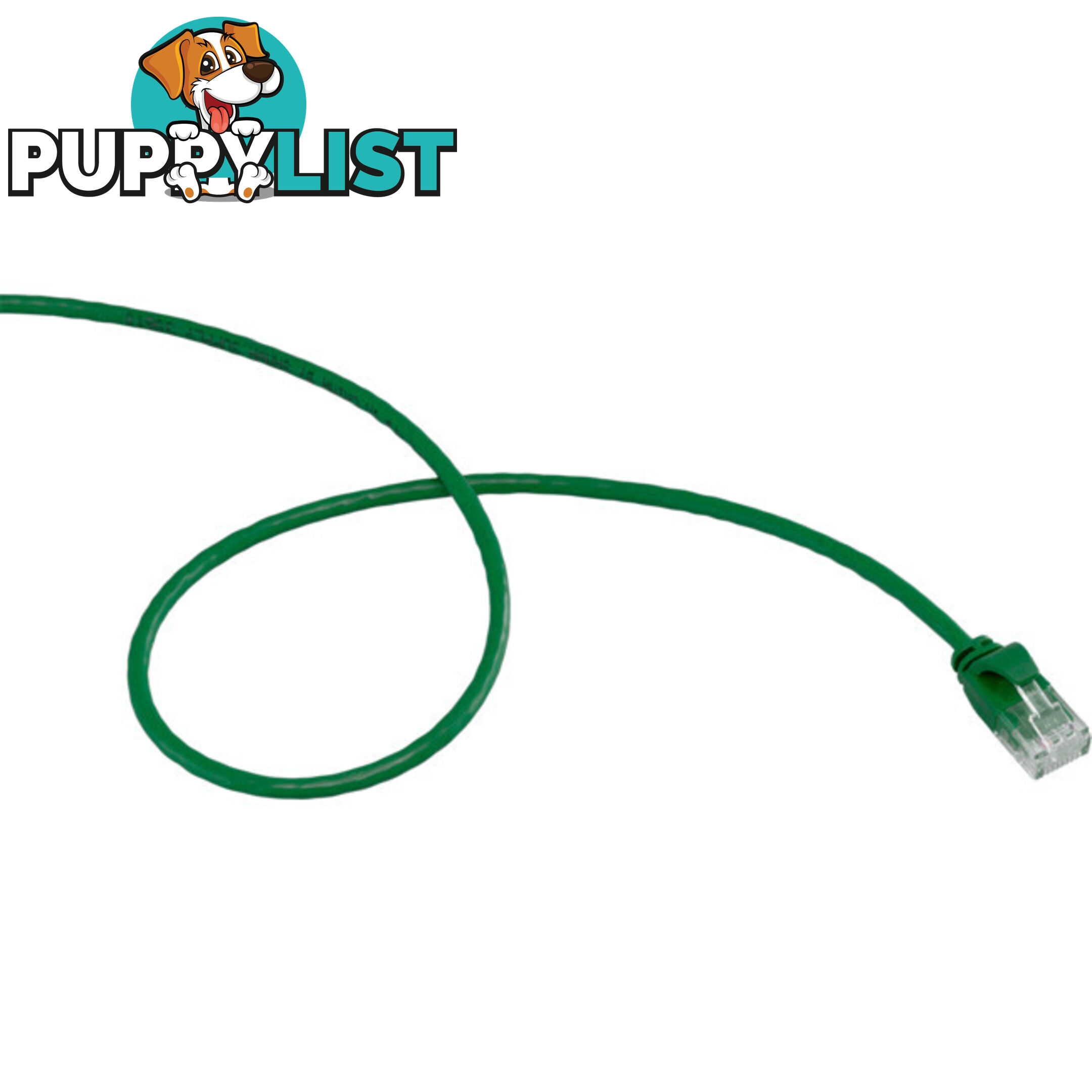 LC6SL0300GR 3M SLIM CAT6 PATCH LEAD GREEN ULTRA THIN