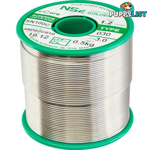 LF1.2SN100C.5K 1.2MM LEAD FREE SOLDER 500G NIHON SUPERIOR SN100C