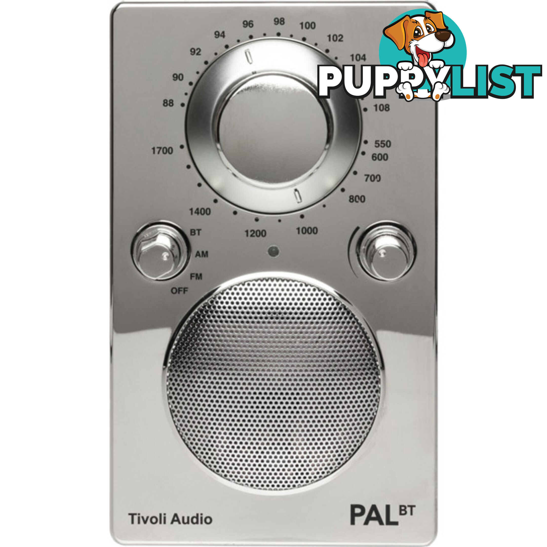 PALBT-CHR BLUETOOTH / FM / AM PORTABLE RADIO - CHROME