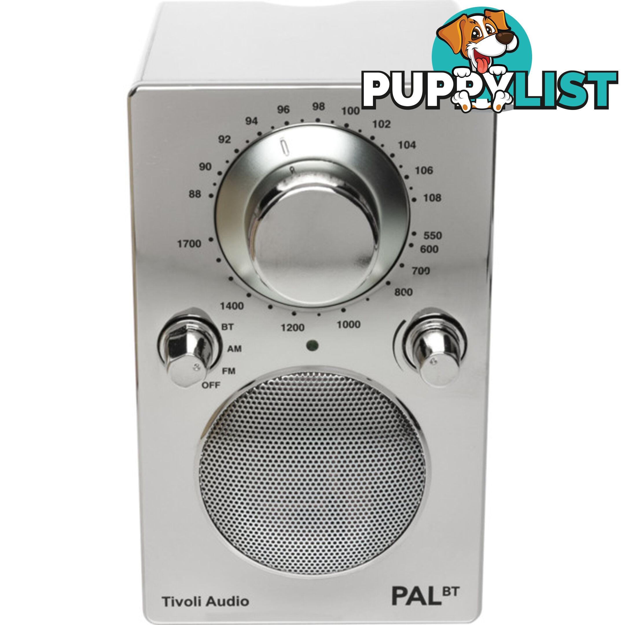 PALBT-CHR BLUETOOTH / FM / AM PORTABLE RADIO - CHROME