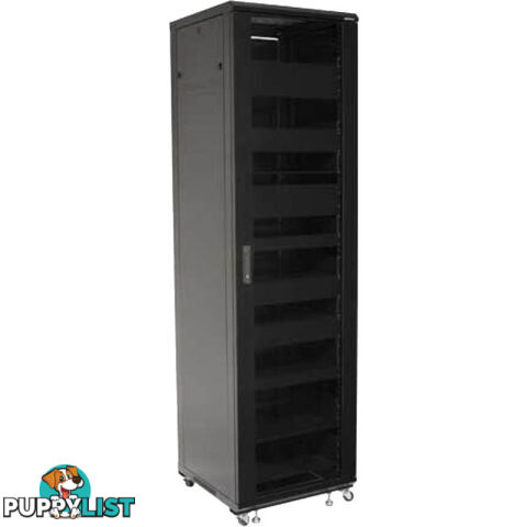 CFR2144B1 44U AV RACK WITH SHELVES ANDDOOR REMOVABLE BACK AND SIDE PANELS