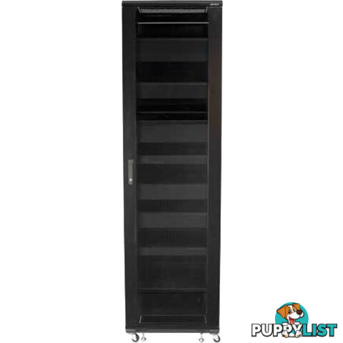 CFR2144B1 44U AV RACK WITH SHELVES ANDDOOR REMOVABLE BACK AND SIDE PANELS