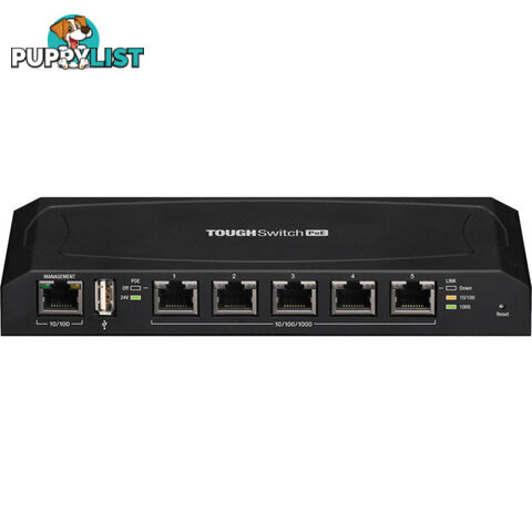 ES-5XP 5 PORT 24V POE MANAGED SWITCH GIGABIT 60W EDGESWITCH XP