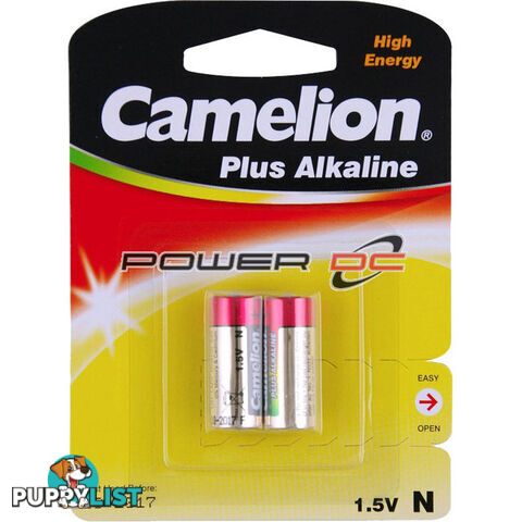 CALR1 ALKALINE 'N' SIZE BATTERIES CAMELION LR1-BP2