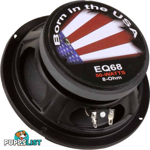 EQ6-8 6.5CLOTH SPEAKER-VENTED BASKET 6.5 INCH MIDBASS, 65W, 8 OHM