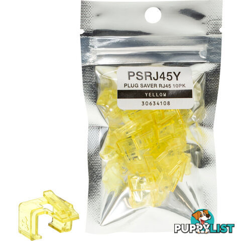 PSRJ45Y PLUG SAVER RJ45 10PK YELLOW