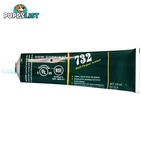 S732BL 139ML SILASTIC SILICON - BLACK 732 DOW CORNING MULTI SEALANT