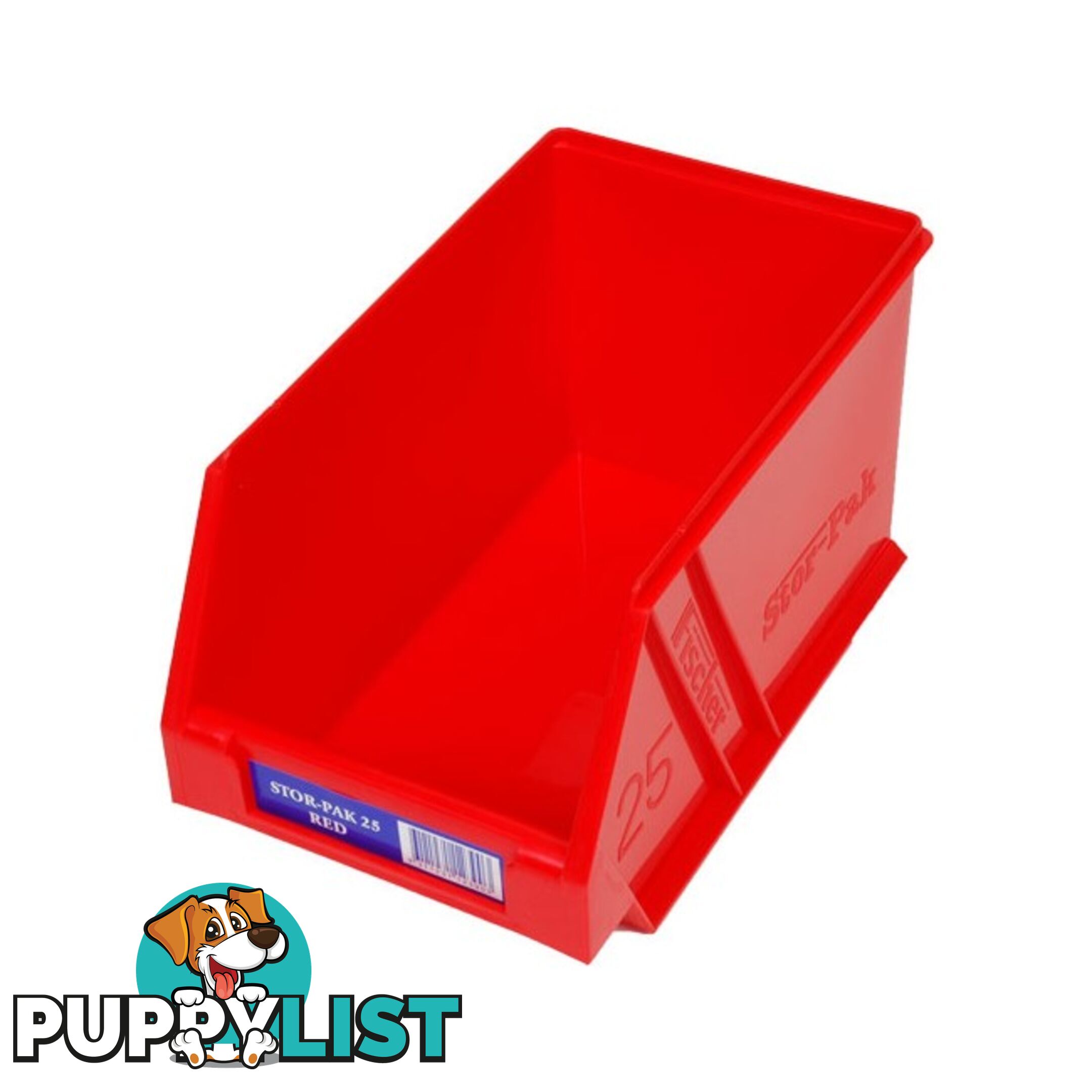 STB25R REGULAR STORAGE DRAWER RED STOR-PAK CONTAINERS