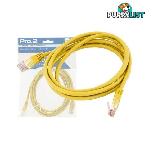 LC7153Y 10M YELLOW CAT5E PATCH LEAD PRO2