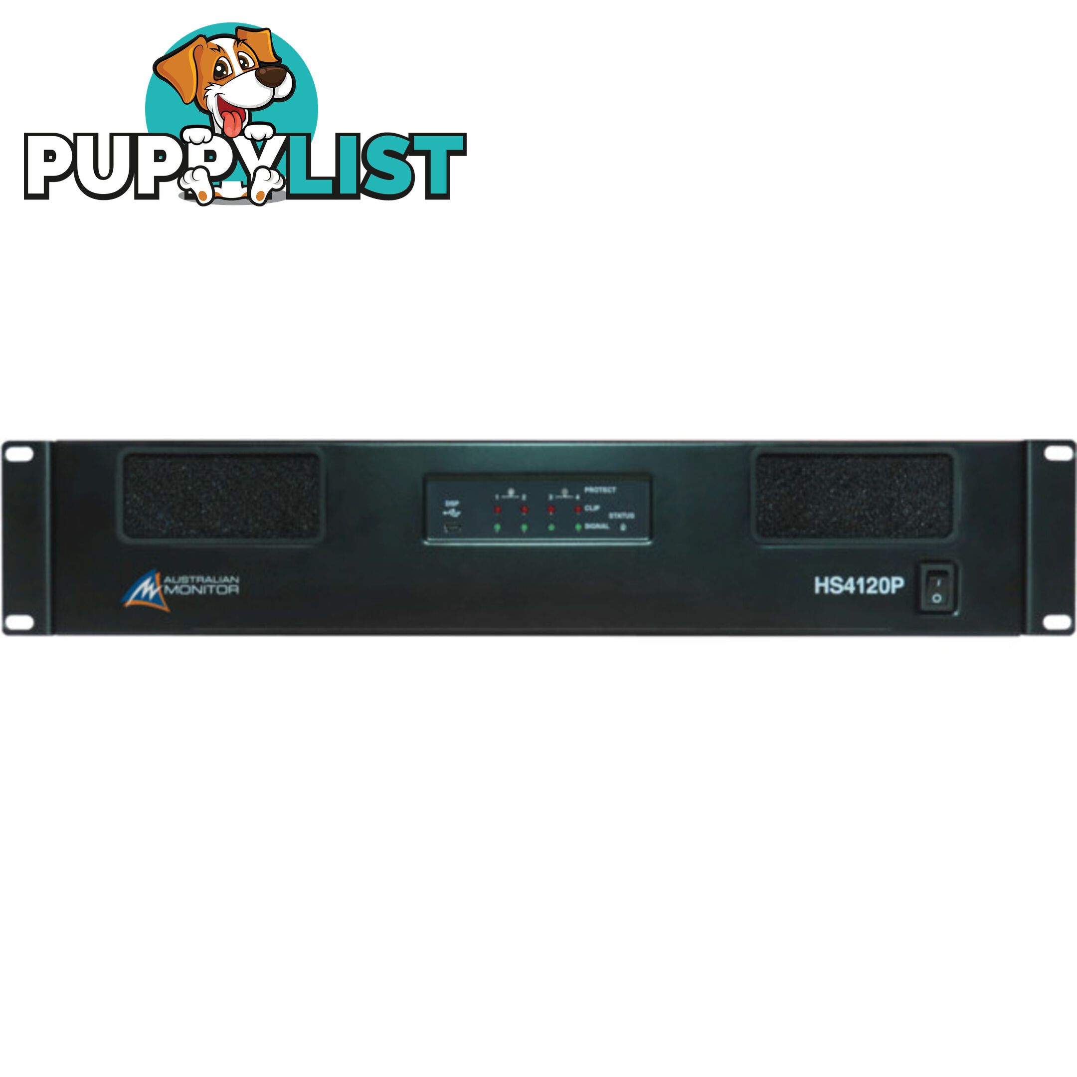 HS4120P 4X 120W POWER AMPLIFIER AUSTRALIAN MONITOR