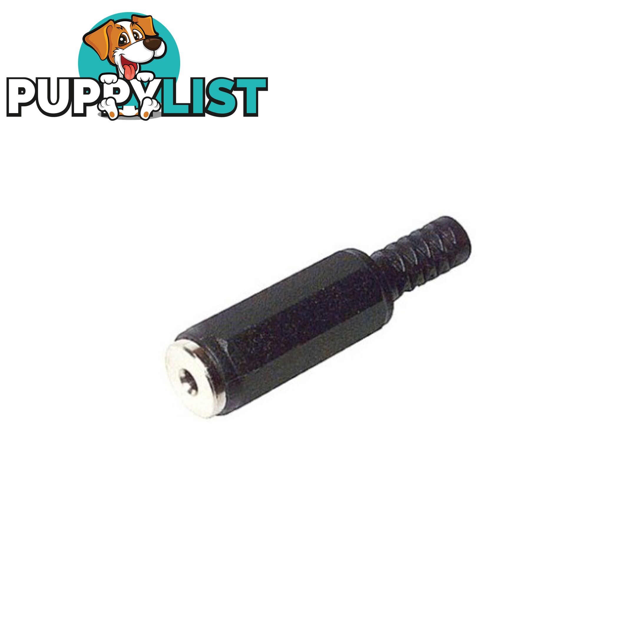 PD1832 3.5MM STEREO PHONO SOCKET BLACK PLASTIC