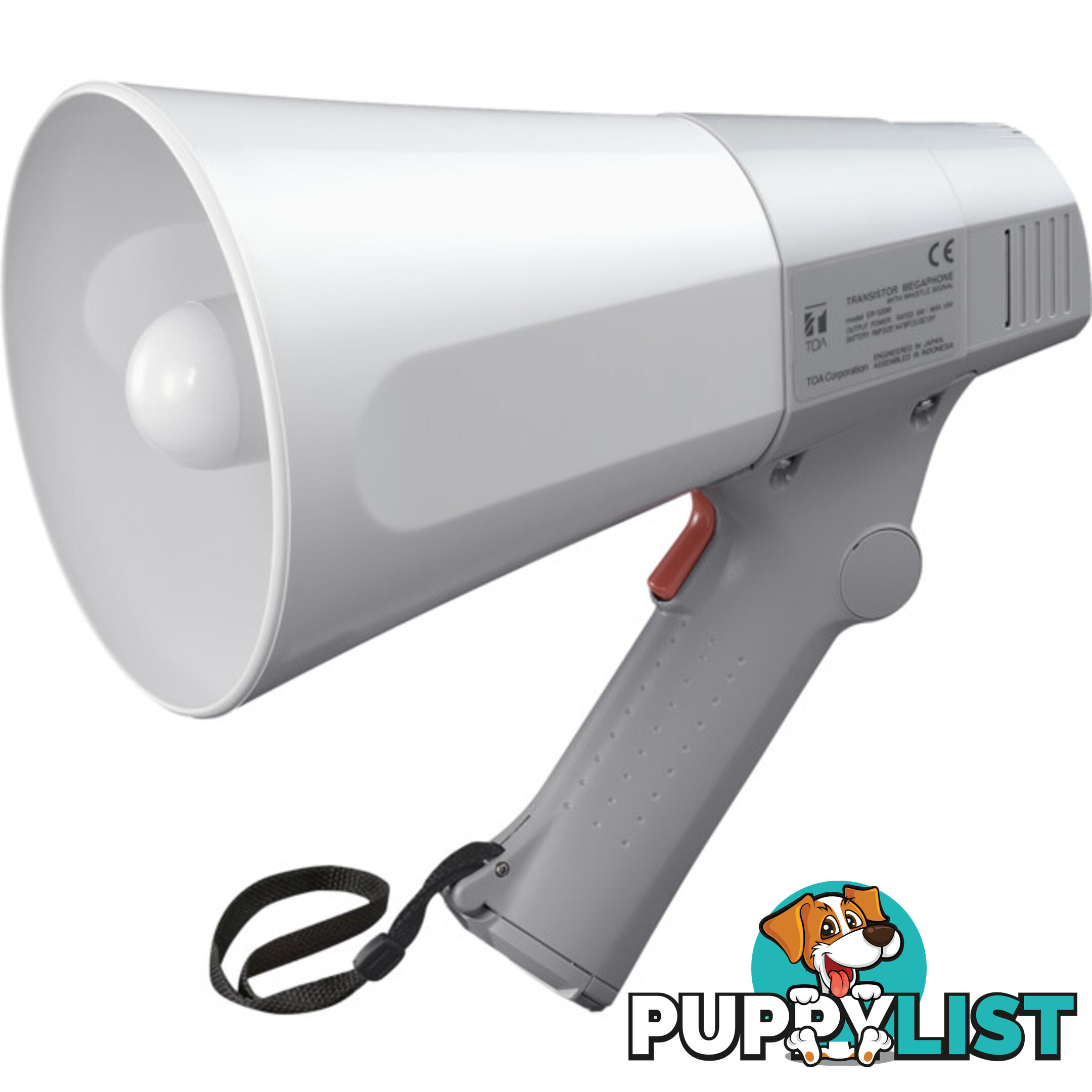 ER520W 6W MEGAPHONE WITH WHISTLE TOA