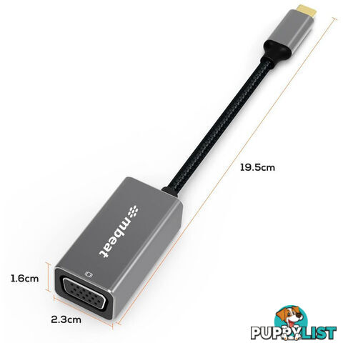 LC7972 USB-C TO VGA ADAPTER TOUGHLINK