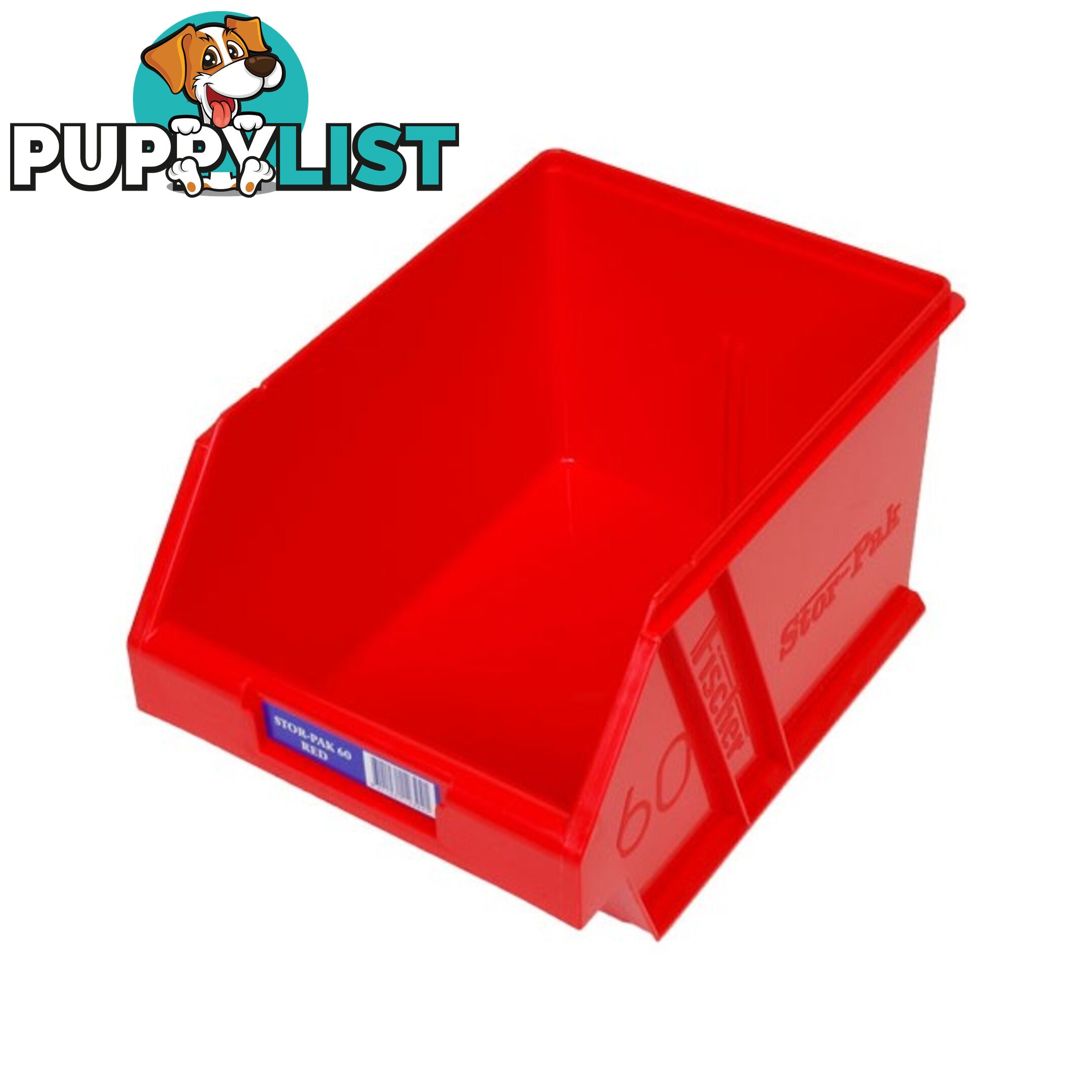 STB60R MEDIUM STORAGE DRAWER RED STOR-PAK CONTAINERS