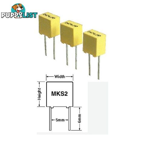 MKS2.15-63 .15 63V POLYESTER CAPACITOR MKS2