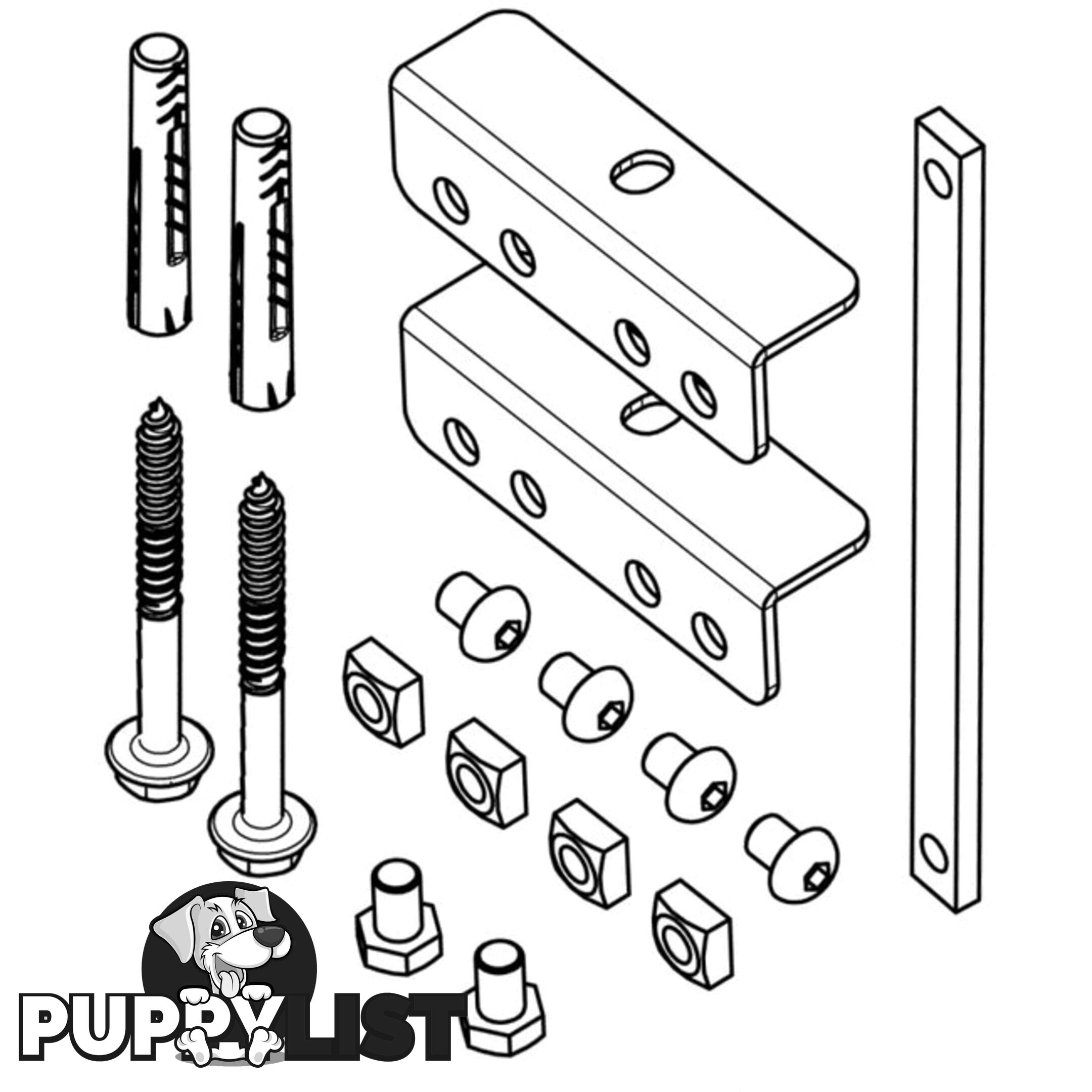 PFA9126 EXTRA BRACKET KIT FOR CONNECT IT INTERFACE BARS