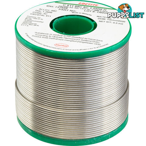 LF1.22-500G 1.22MM LEAD FREE SOLDER 500G 99% TIN, 1% COPPER - MULTICORE